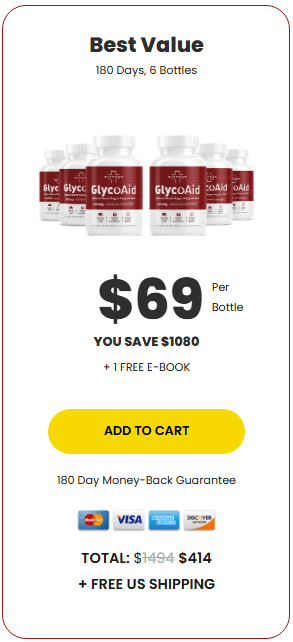 GlycoAid 6 bottles